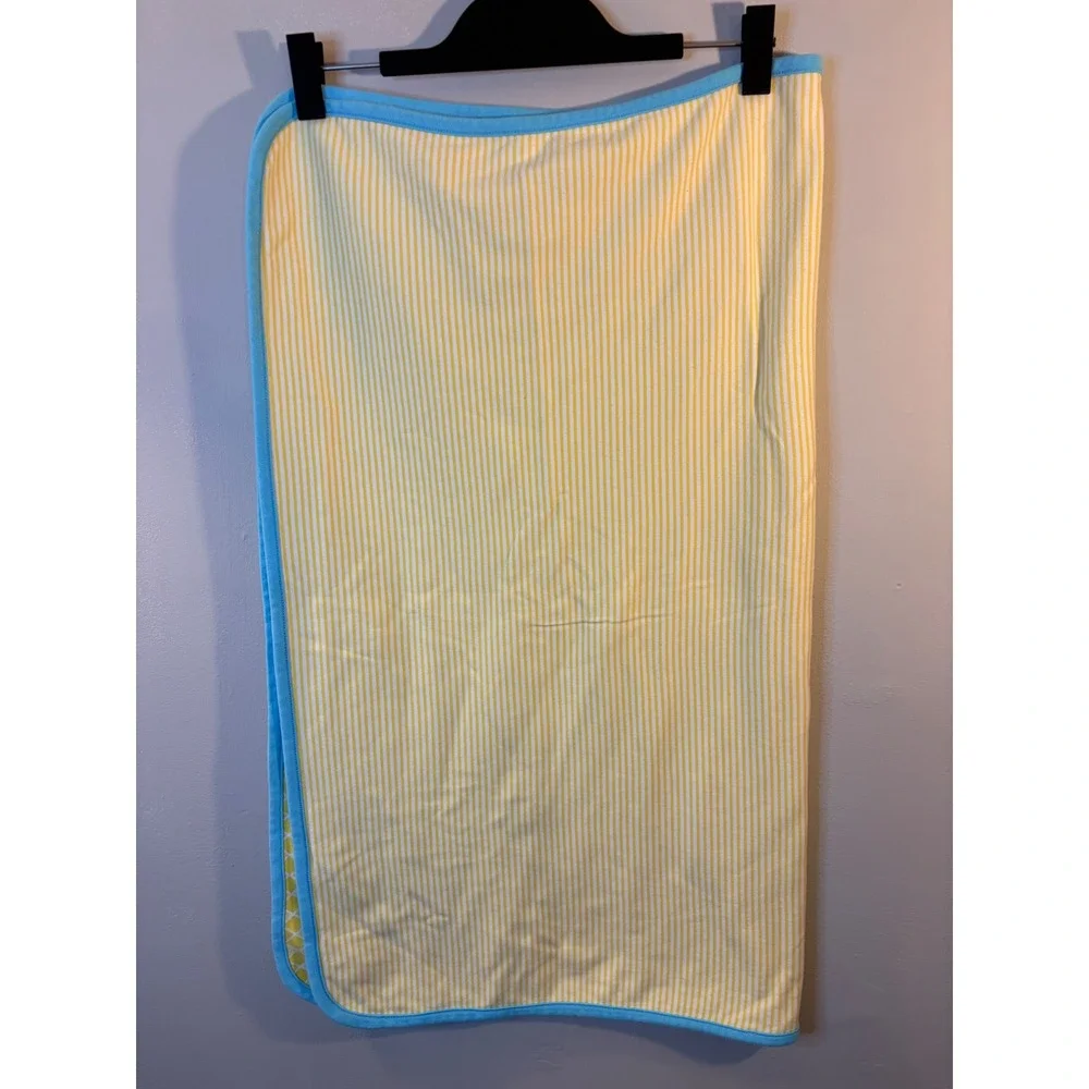 VTG Gymboree Sunny Summer 100% Cotton Baby Blanket Fish 1997